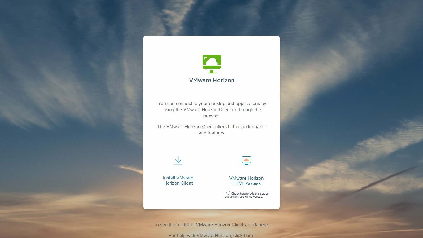 VMware Horizon - vdiportal.mdoc.state.ms.us