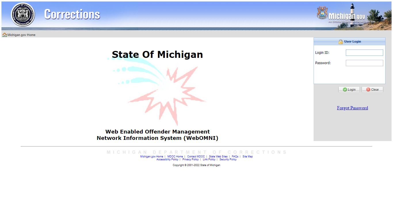 WebOMNI - Law Enforcement - mdocweb.state.mi.us